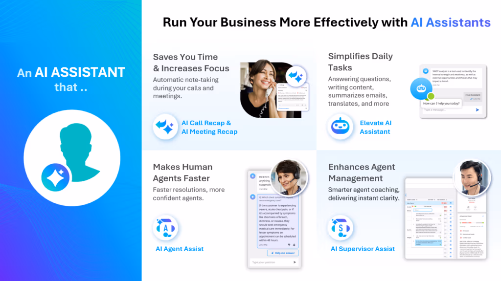 AI Assistant data sheet describing the benefits of using an AI digital teammate.