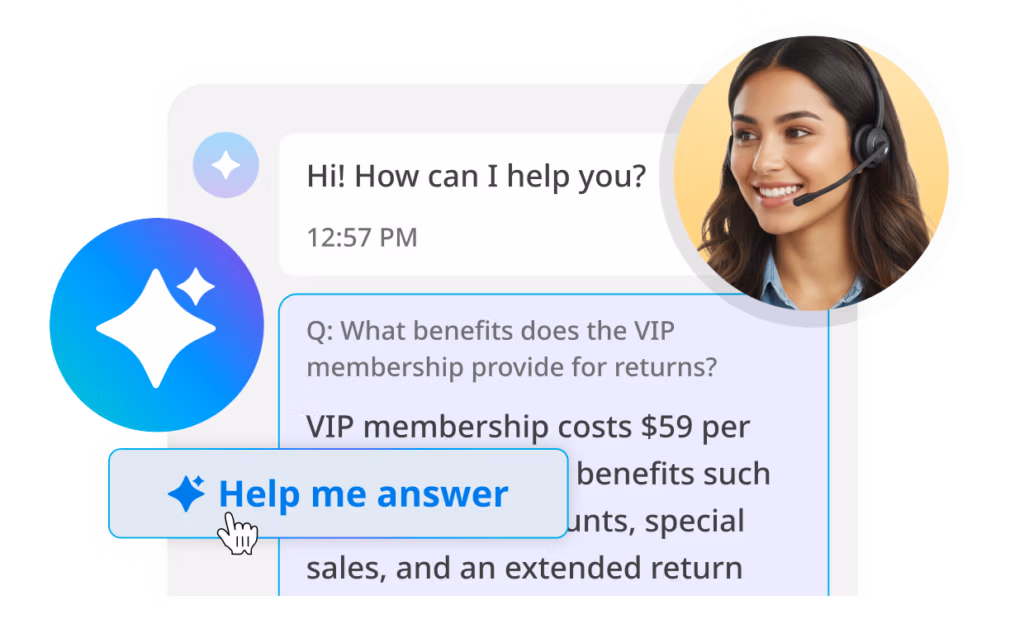 AI Agent Assist Make human agents better and more confident with suggested responses, information retrieval, and task automation.