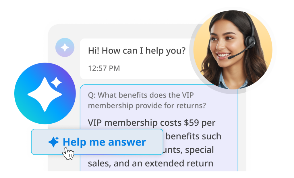 AI Agent Assist Make human agents better and more confident with suggested responses, information retrieval, and task automation.
